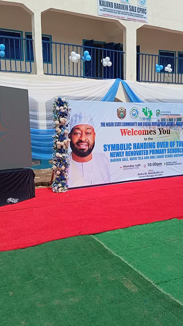Handover Ceremony of Newly Renovated Schools at Barikin Sale, Kafin Tela and UBEC Smart School, Minna 

 #newnigerispossible #school #fypシ゚viralシ